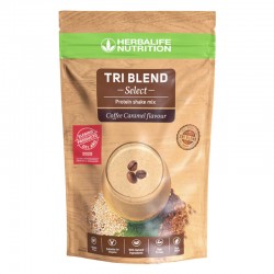 Batido Tri Blend Select Herbalife sabor caramelo de café